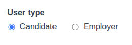 Account Type Selection